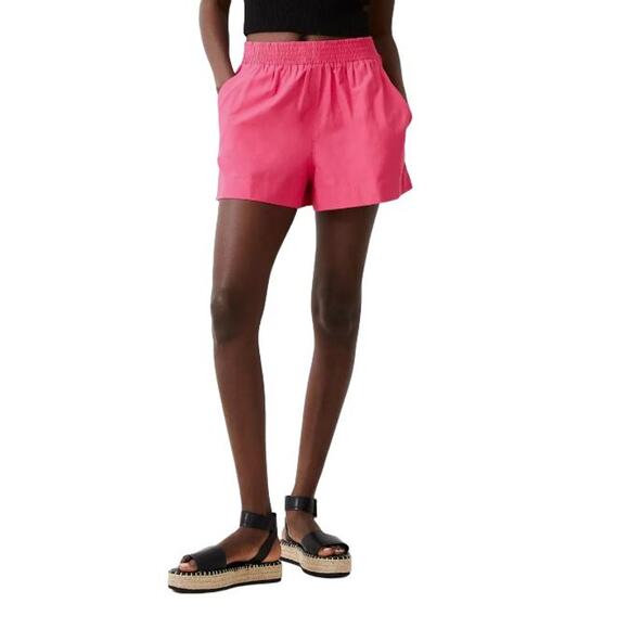 French Connection Poplin Shirting Shorts in Raspberry Sorbet Pink79FZJ XS XSmall - Picture 2 of 5